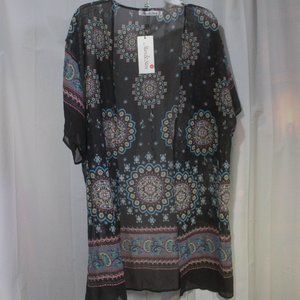 Marc & Steve Sheer Cover Up Size Medium New With Tags